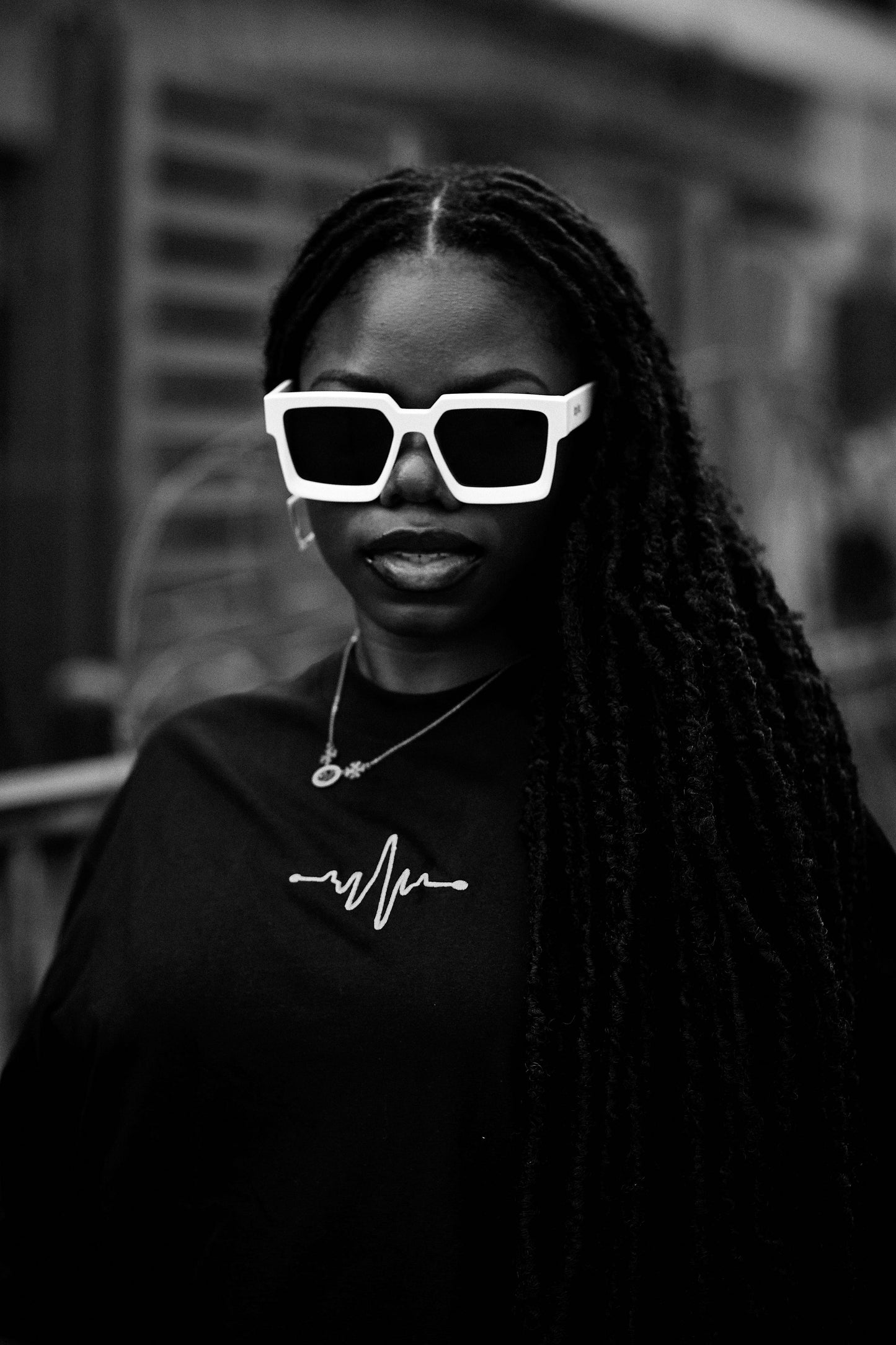 Sunglasses - African Giant - Bone White