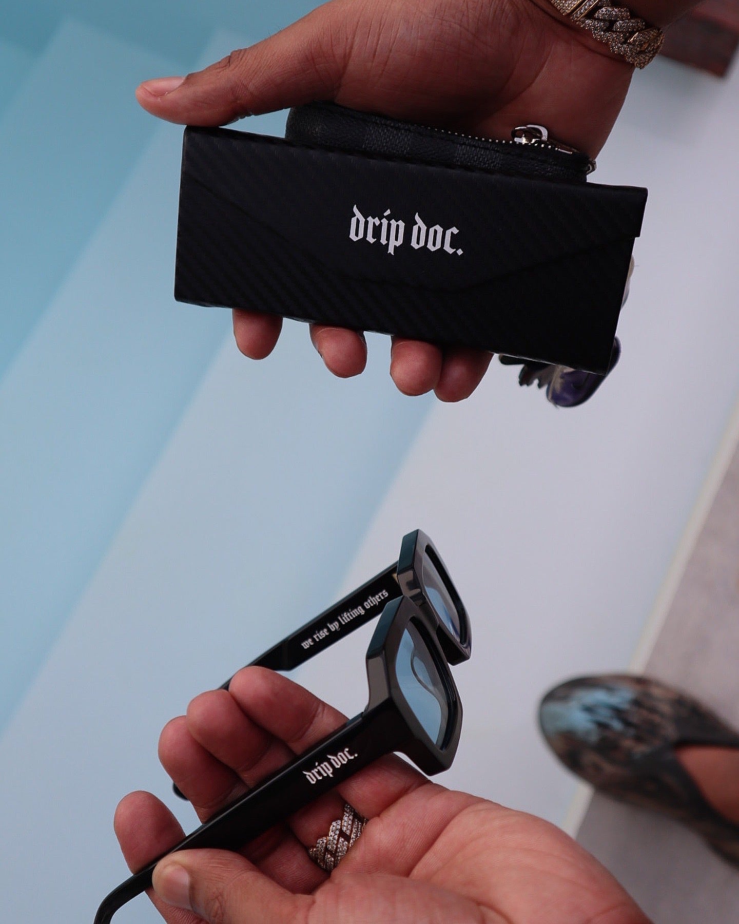 Sunglasses - Leather Case & Microfiber Cloth