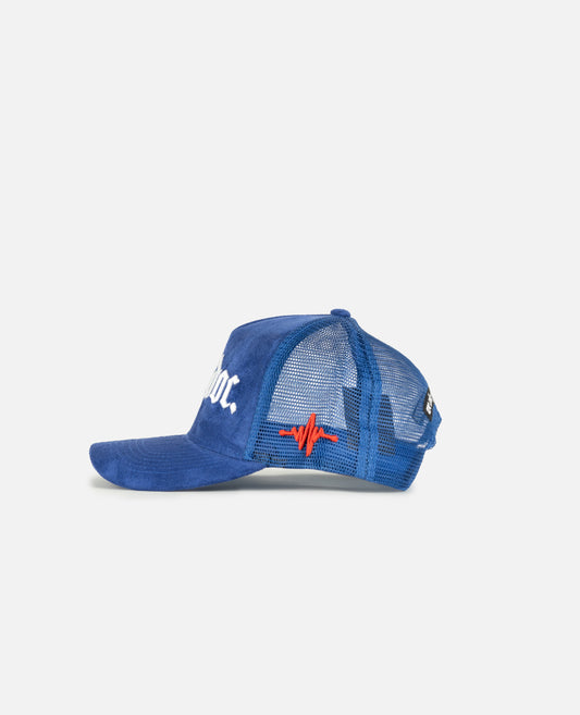 Trucker Hat - Suede - Champion Blue