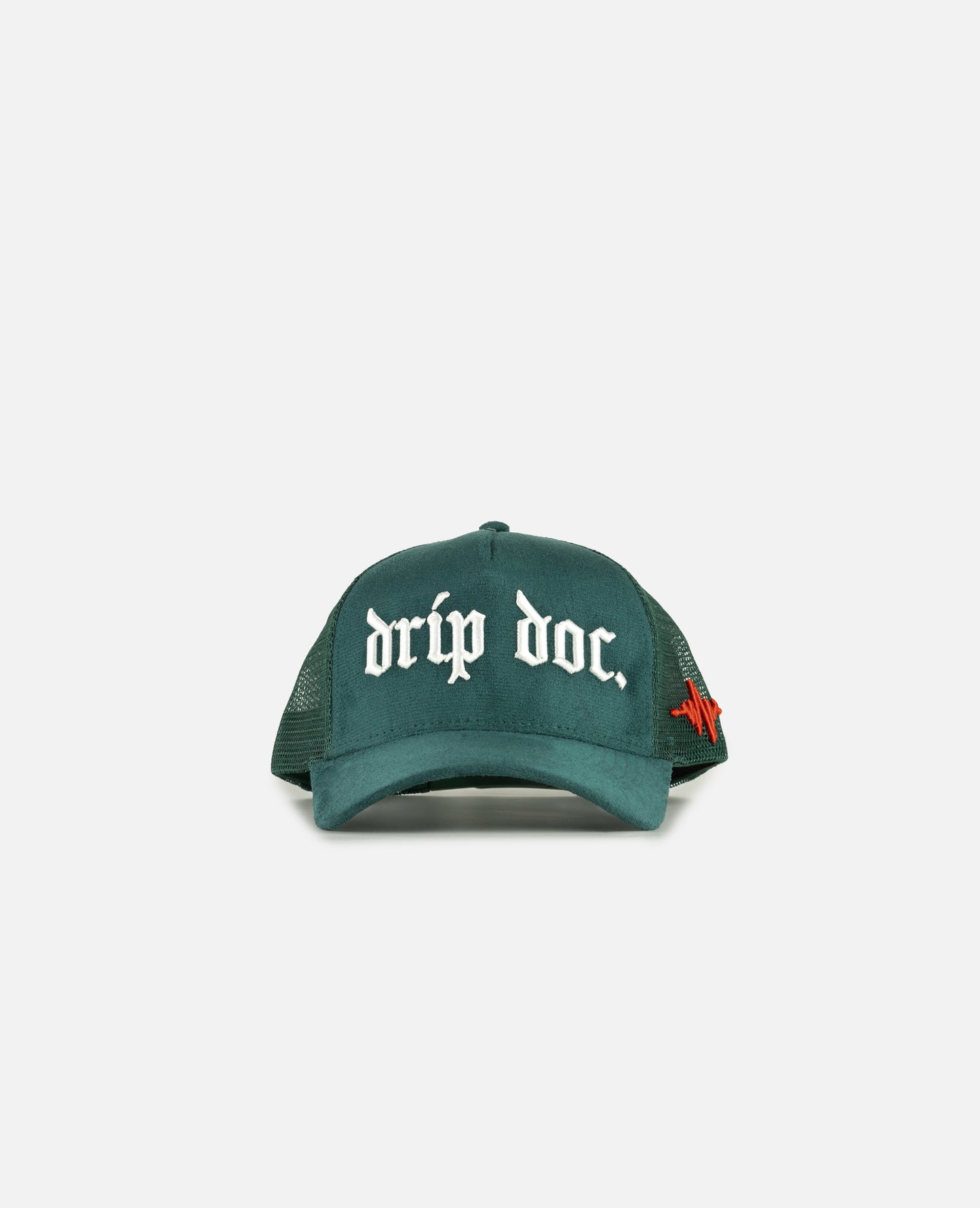 Trucker Hat - Suede - Forest Green