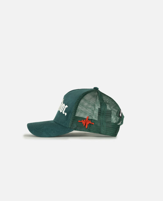 Trucker Hat - Suede - Forest Green
