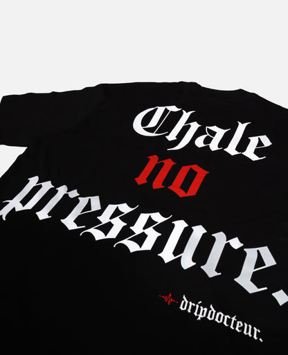 T-shirt - Chale No Pressure - Black