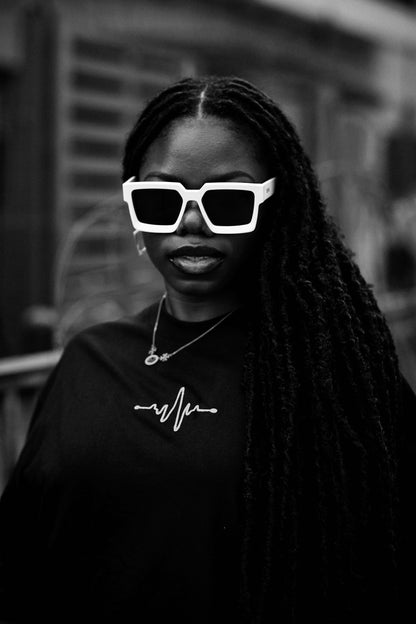 Sunglasses - African Giant - Bone White